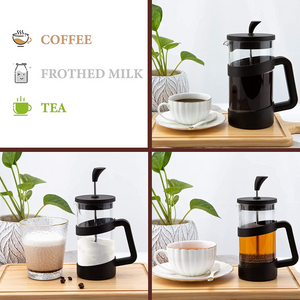 Large Travel, 34 oz Portable Coffee Maker, Cold Heat Press Coffee Tea Brewer 1000ML