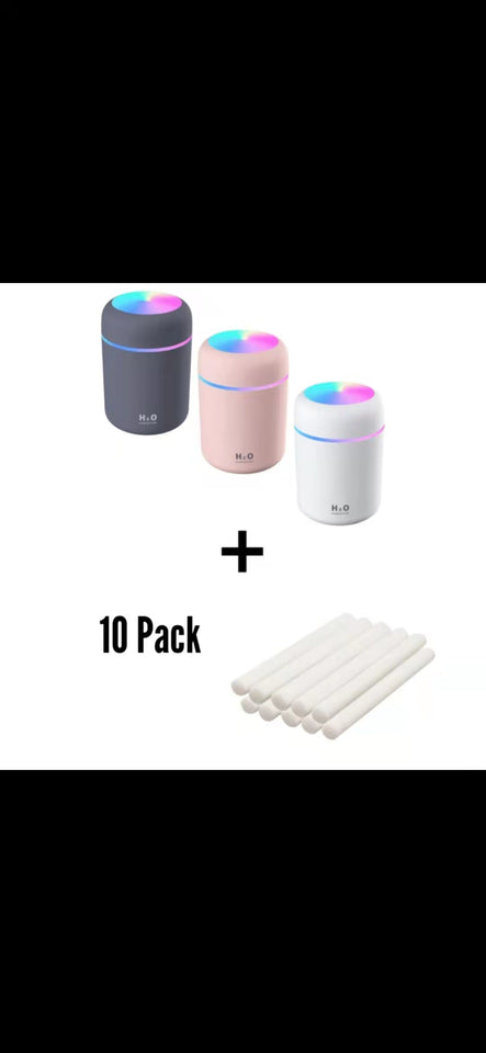 Portable USB Car Air Purifying Humidifier