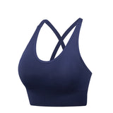 Cross Back Yoga Sports Bra Plus Size